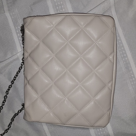 H&M HM Off White Quilted Chain Bag - Picture 4 of 5